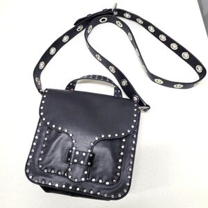 Rebecca Minkoff Studded Crossbody Bag Black/Silver